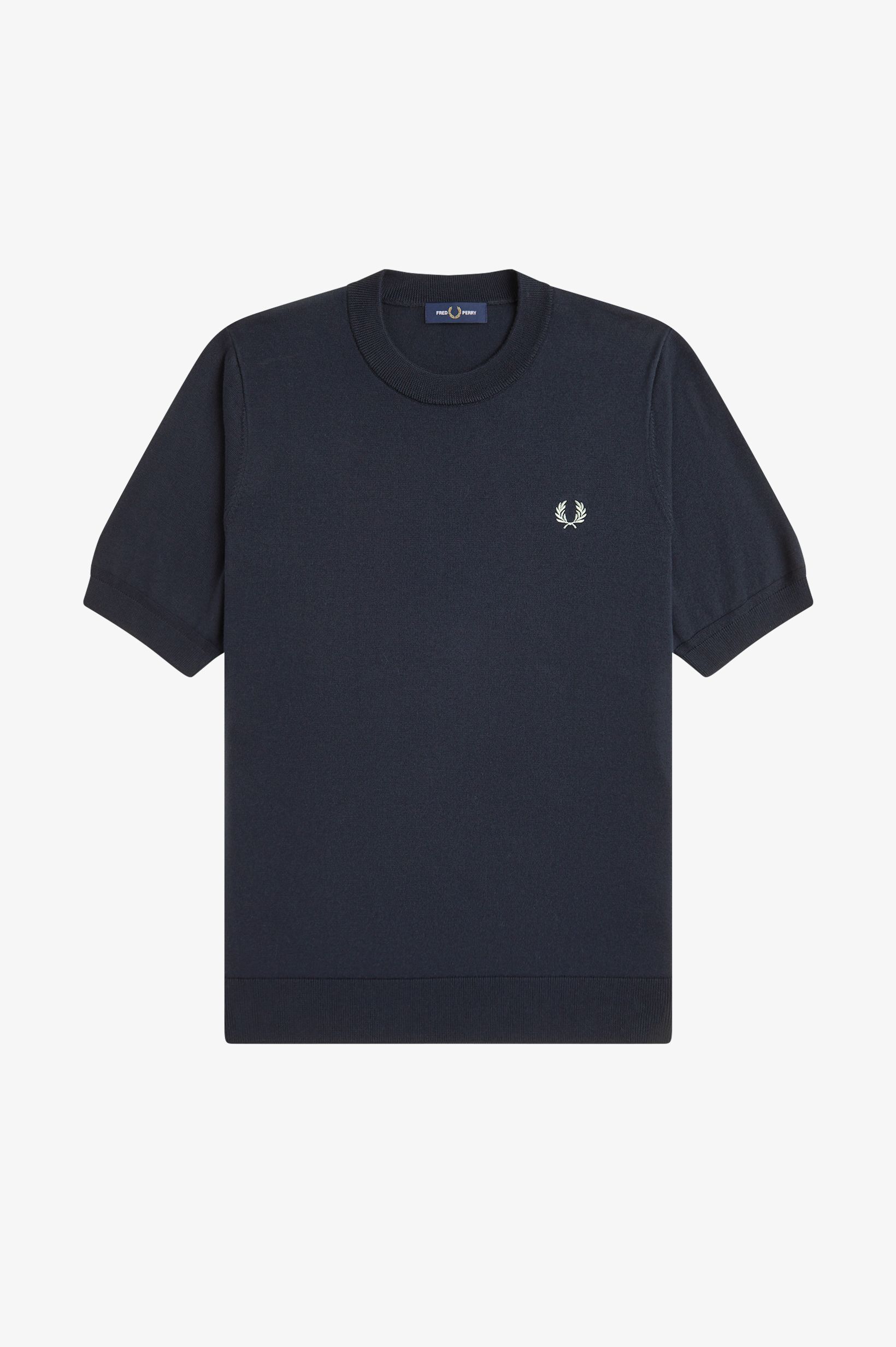 FRED PERRY 「Cotton Knitted T-Shirt／コットンニットTシャツ」|ポロシャツ|