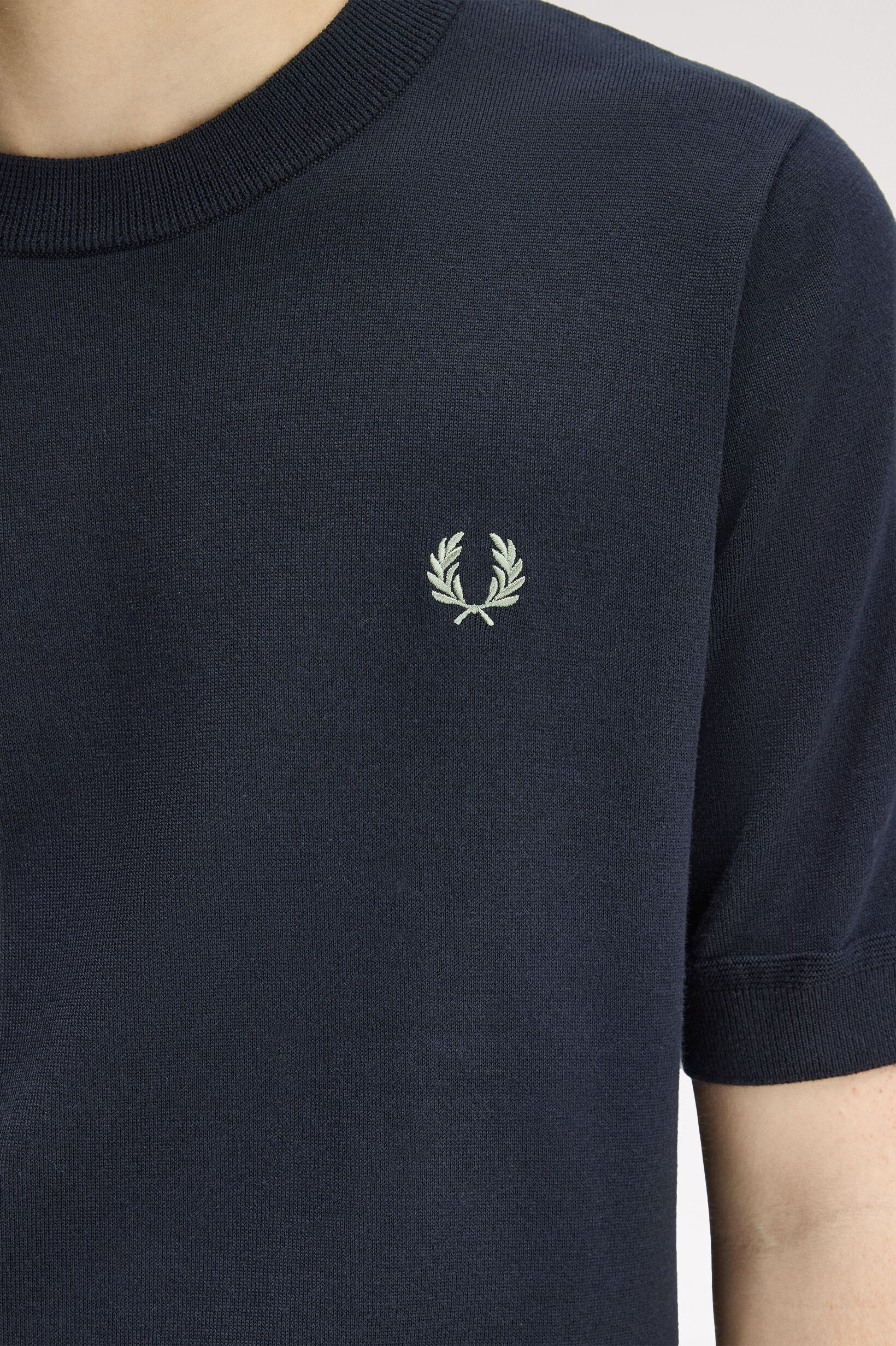 FRED PERRY 「Cotton Knitted T-Shirt／コットンニットTシャツ」|ポロシャツ|