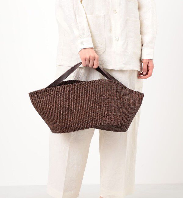 TOMORROWLAND GOODS「INES BRESSAND LARGE GOUCE ハンドバッグ」|かごバッグ|