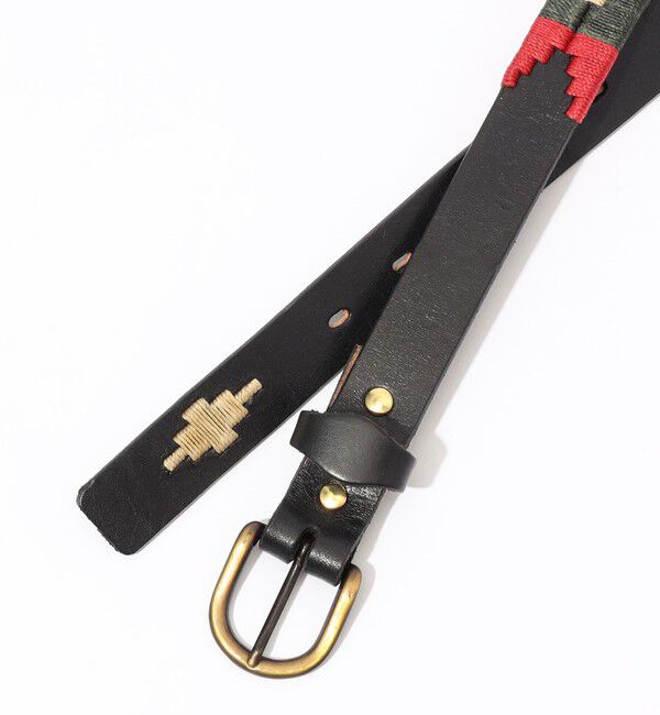 TOMORROWLAND GOODS「【別注】 MAISON GAUCHOS 3Shots レザーベルト」|ベルト|