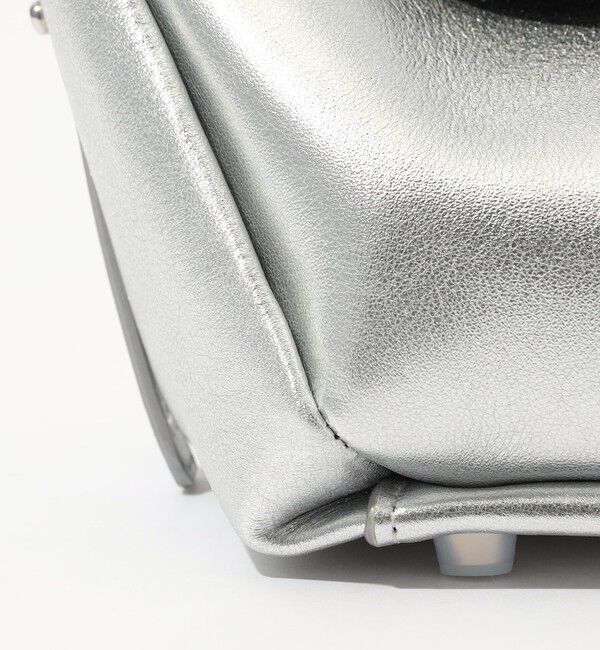 TOMORROWLAND GOODS「ADVENE MINI AGE METALLIC レザー ハンドバッグ」|ハンドバッグ|