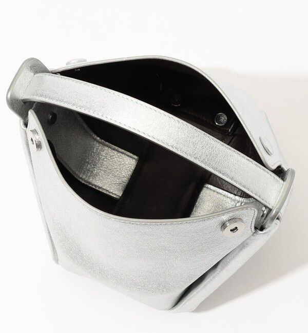 TOMORROWLAND GOODS「ADVENE MINI AGE METALLIC レザー ハンドバッグ」|ハンドバッグ|
