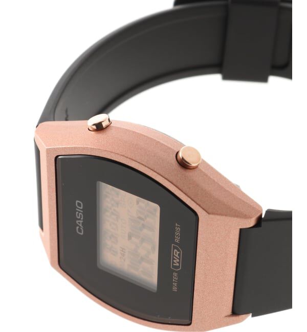 HIROB「Web限定 CASIO LW-204-1AJF Pink & Black」|腕時計|