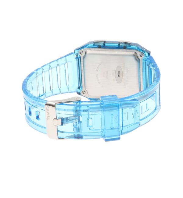 HIROB「TIMEX Q LCA x-tw2w45100 Blue トランスパレント」|腕時計|