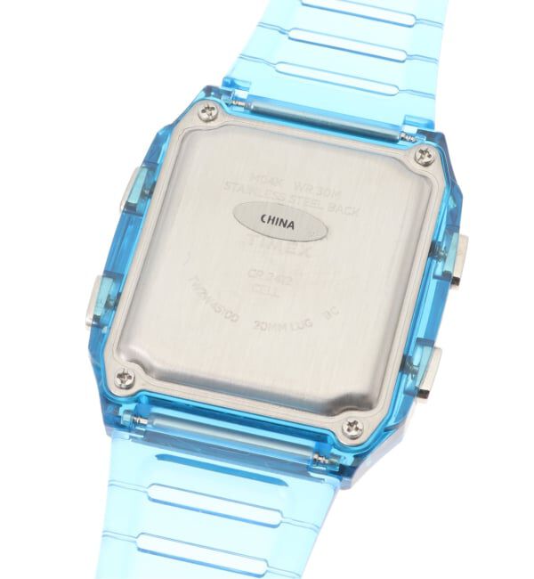 HIROB「TIMEX Q LCA x-tw2w45100 Blue トランスパレント」|腕時計|