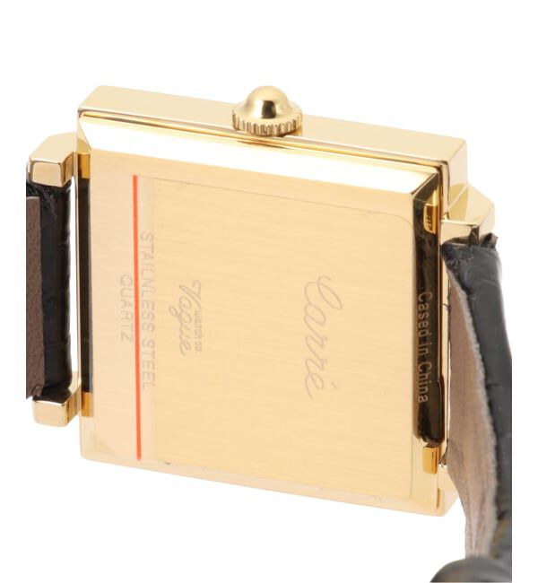 HIROB「《予約》VAGUE WATCH CO. Carre 28mm heavy wavy YG」|腕時計|