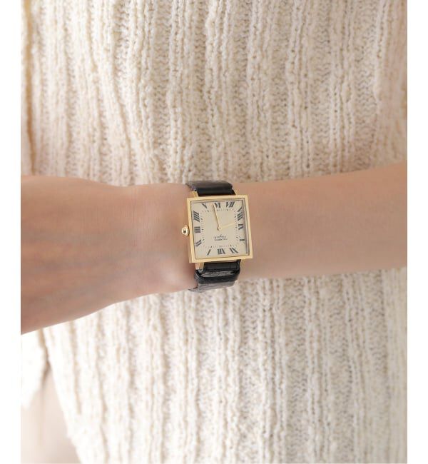 HIROB「《予約》VAGUE WATCH CO. Carre 28mm heavy wavy YG」|腕時計|