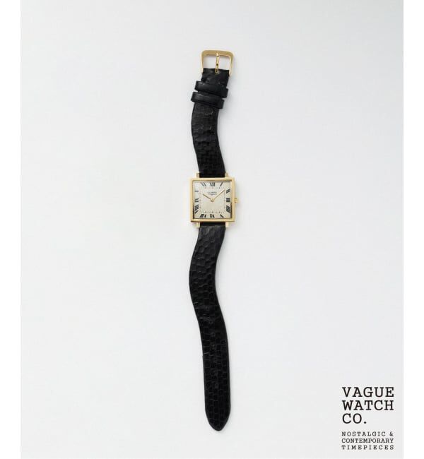 HIROB「《予約》VAGUE WATCH CO. Carre 25mm heavy wavy YG」|腕時計|ゴールド