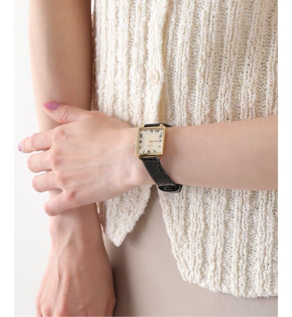 HIROB「《予約》VAGUE WATCH CO. Carre 25mm heavy wavy YG」|腕時計|