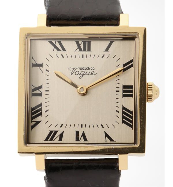 HIROB「《予約》VAGUE WATCH CO. Carre 25mm heavy wavy YG」|腕時計|