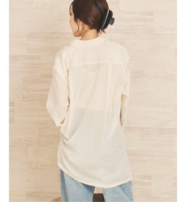Plage「Sheer Big シャツ」|シャツ・ブラウス|