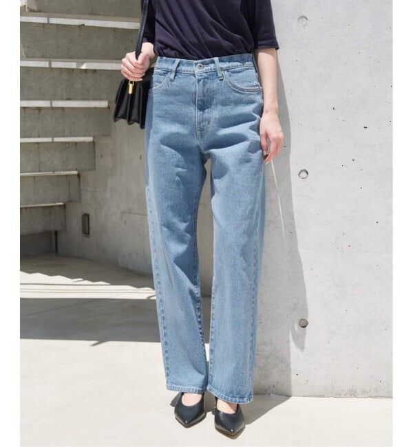 SLOBE IENA「《3サイズ展開/追加6》LE DENIM ストレートデニムパンツ」|デニム|