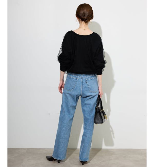 SLOBE IENA「《3サイズ展開/追加6》LE DENIM ストレートデニムパンツ」|デニム|