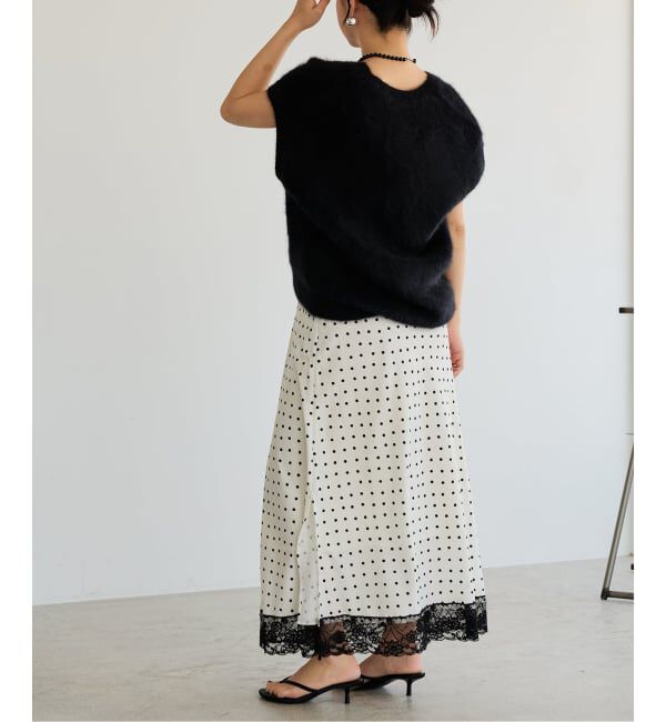 IENA LA BOUCLE「《予約》IENA LA BOUCLE フォックス カシミヤ V ベスト」|ベスト・ジレ|