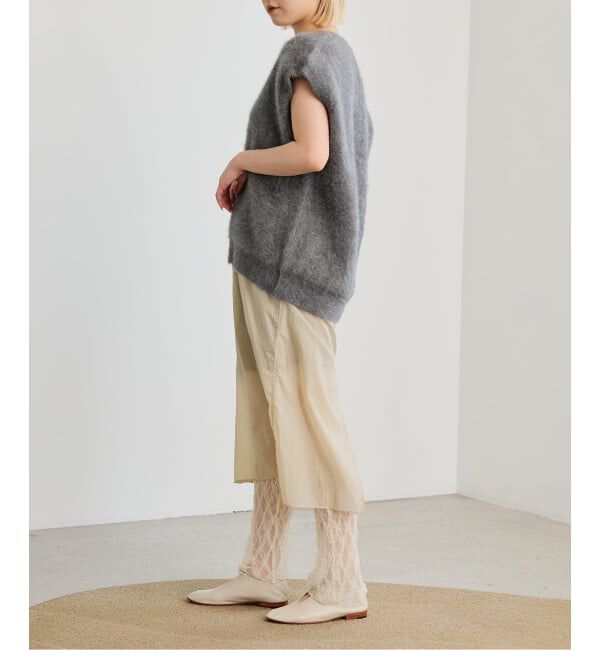 IENA LA BOUCLE「《予約》IENA LA BOUCLE フォックス カシミヤ V ベスト」|ベスト・ジレ|