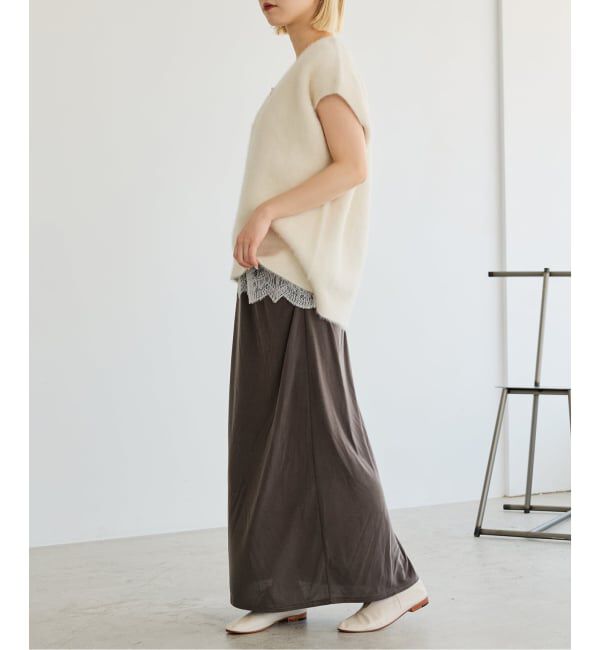 IENA LA BOUCLE「《予約》IENA LA BOUCLE フォックス カシミヤ V ベスト」|ベスト・ジレ|