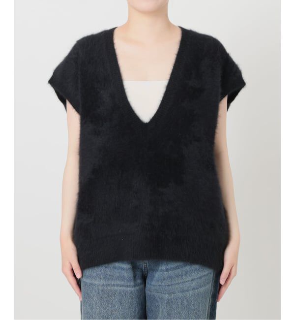 IENA LA BOUCLE「《予約》IENA LA BOUCLE フォックス カシミヤ V ベスト」|ベスト・ジレ|
