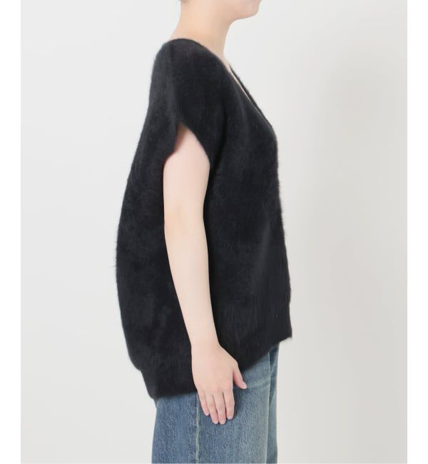 IENA LA BOUCLE「《予約》IENA LA BOUCLE フォックス カシミヤ V ベスト」|ベスト・ジレ|