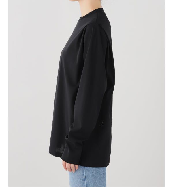 IENA「GGG/ジージージー PLEATED SHOULDER L SLEEVE カットソー 02-01-1955」|Tシャツ・カットソー|