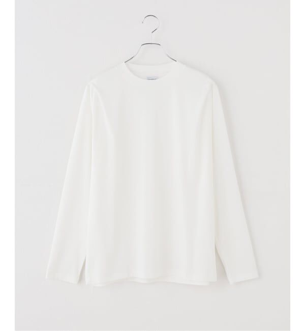 IENA「GGG/ジージージー PLEATED SHOULDER L SLEEVE カットソー 02-01-1955」|Tシャツ・カットソー|ホワイト