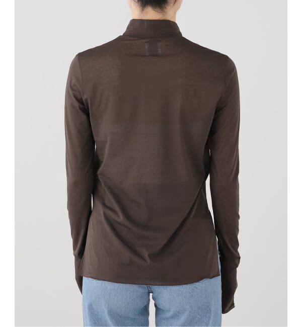 IENA「GGG/ジージージー Highneck LONGSLEEVE カットソー 02-01-1953」|Tシャツ・カットソー|