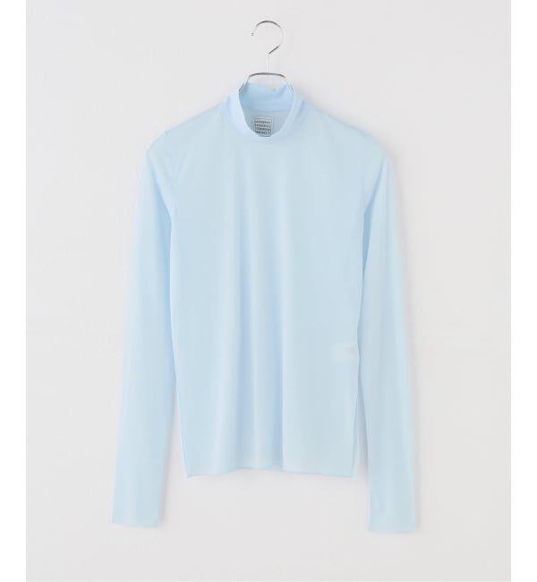 IENA「GGG/ジージージー Highneck LONGSLEEVE カットソー 02-01-1953」|Tシャツ・カットソー|ブルー
