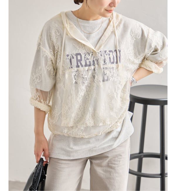 JOURNAL STANDARD「《追加》レースフーディ」|Tシャツ・カットソー|
