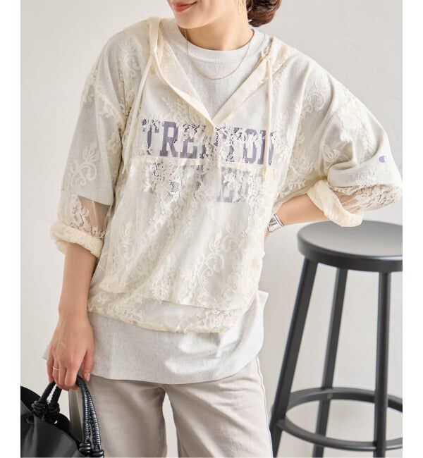 JOURNAL STANDARD「《追加》レースフーディ」|Tシャツ・カットソー|