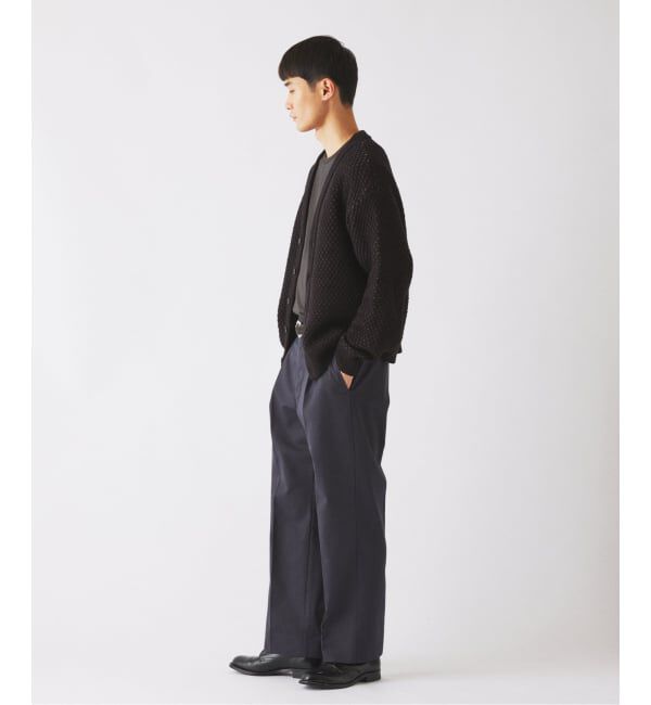 JOURNAL STANDARD relume「《予約》メッシュジャガード &rdquo;スパイダーウェブ&rdquo; Vネック カーディガン」|カーディガン|