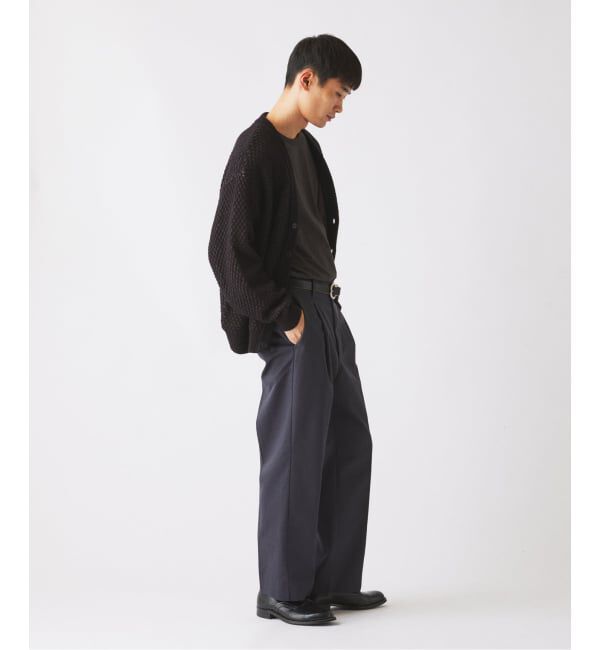 JOURNAL STANDARD relume「《予約》メッシュジャガード &rdquo;スパイダーウェブ&rdquo; Vネック カーディガン」|カーディガン|