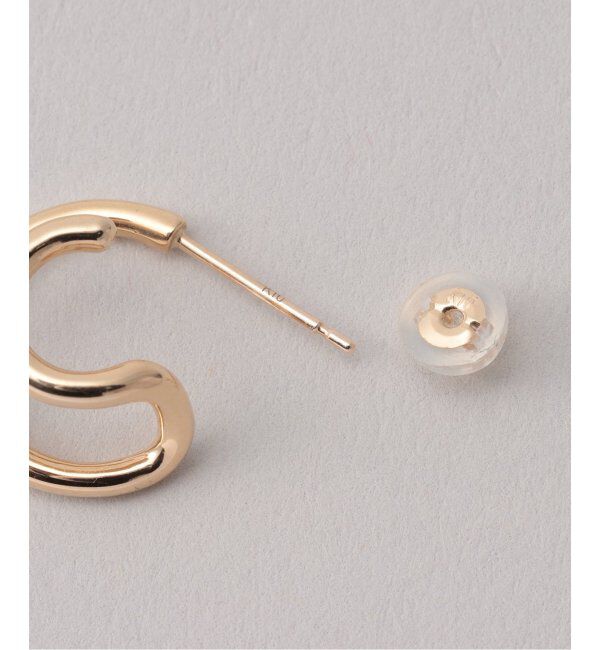 Lilas by Spick&Span「ダブルループピアス K10（両耳）」|ピアス|