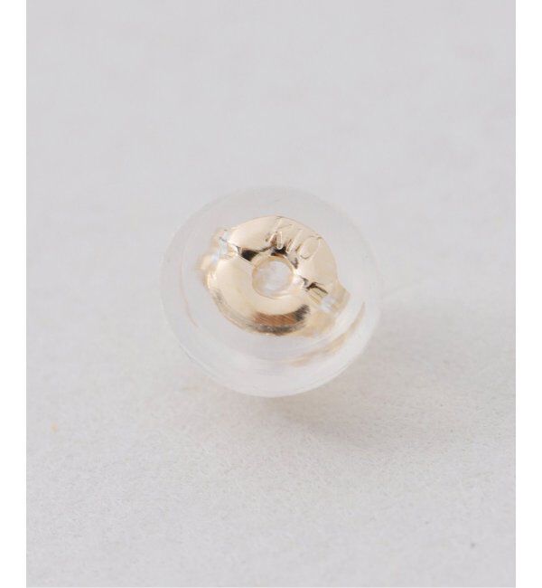 Lilas by Spick&Span「フロストクォーツ8mmカップボールピアス K10（両耳）」|ピアス|