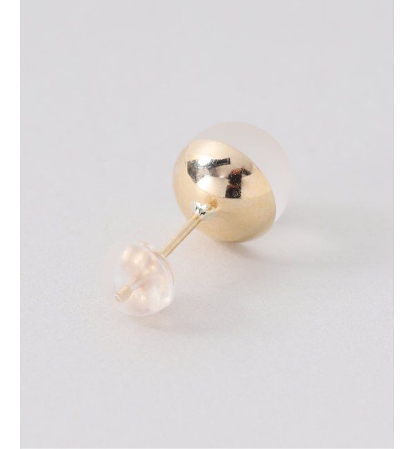 Lilas by Spick&Span「フロストクォーツ8mmカップボールピアス K10（両耳）」|ピアス|