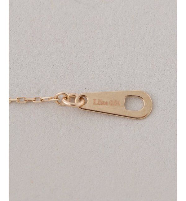 Lilas by Spick&Span「ティアドロップルチルYネックレス K10」|ネックレス|