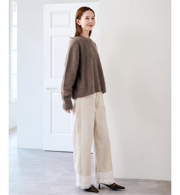 U by SPICK&SPAN「《予約》アンゴラブレンドニット」|ニット・セーター|