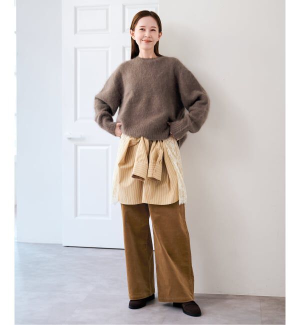 U by SPICK&SPAN「《予約》アンゴラブレンドニット」|ニット・セーター|