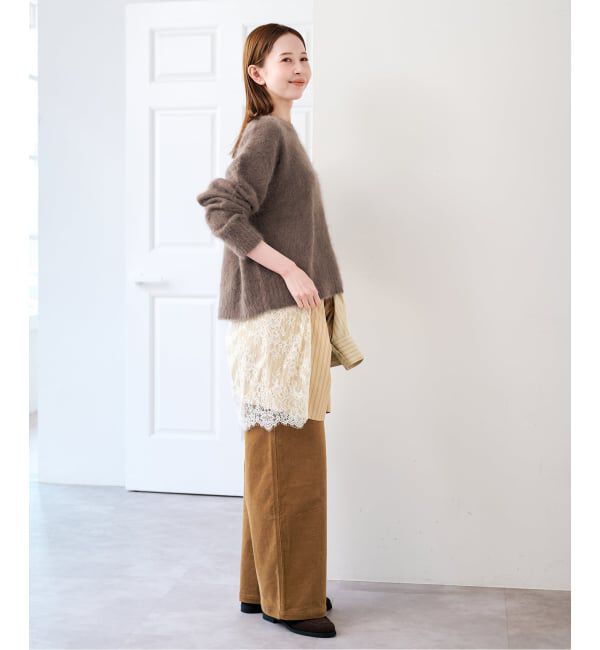 U by SPICK&SPAN「《予約》アンゴラブレンドニット」|ニット・セーター|