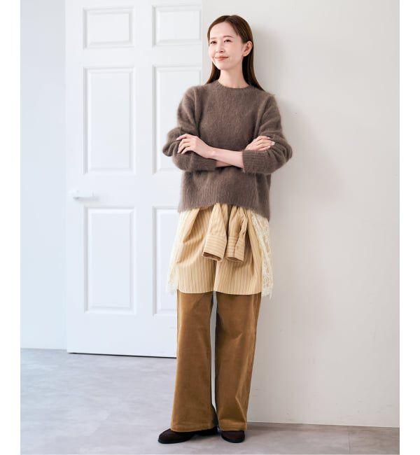 U by SPICK&SPAN「《予約》アンゴラブレンドニット」|ニット・セーター|