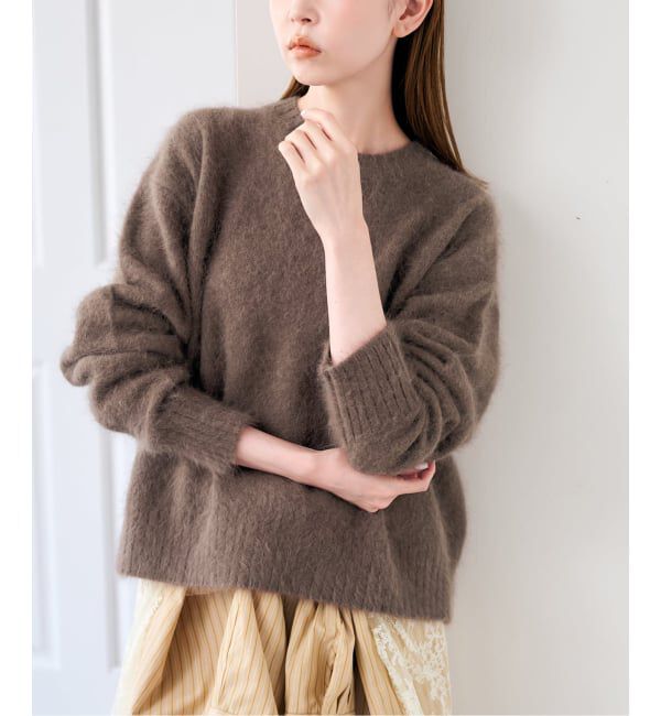 U by SPICK&SPAN「《予約》アンゴラブレンドニット」|ニット・セーター|
