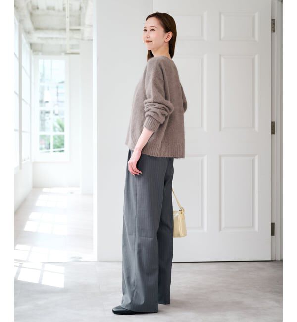 U by SPICK&SPAN「《予約》アンゴラブレンドニット」|ニット・セーター|