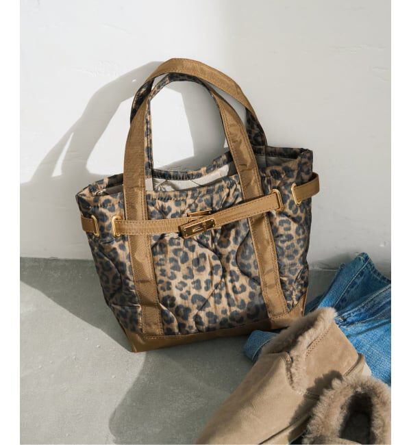 Spick and Span「《予約》SITA PARANTICA/シータパランティカ TOTE-RPP-S LEOPARD S バッグ」|トートバッグ|キャメル