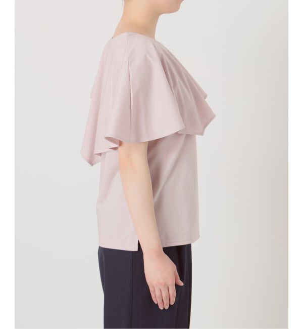  「【洗える】ケープカットソー」|Tシャツ・カットソー|