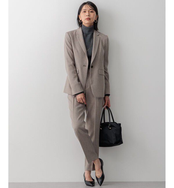 23区「【Oggi1月号/CLASSY.11月号掲載】ウーステッドウール リブタートルネック ニット」|ニット・セーター|