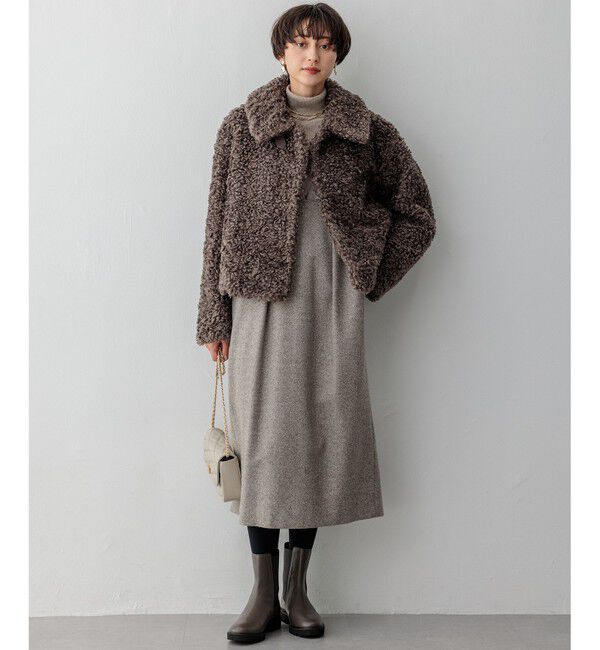 23区「【Oggi1月号/CLASSY.11月号掲載】ウーステッドウール リブタートルネック ニット」|ニット・セーター|