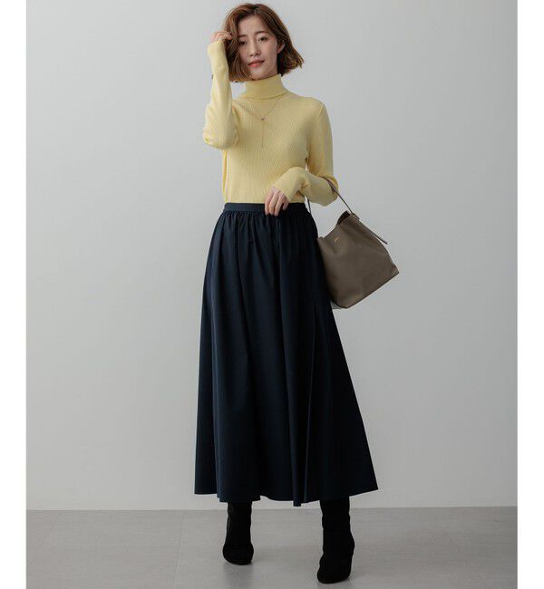 23区「【Oggi1月号/CLASSY.11月号掲載】ウーステッドウール リブタートルネック ニット」|ニット・セーター|