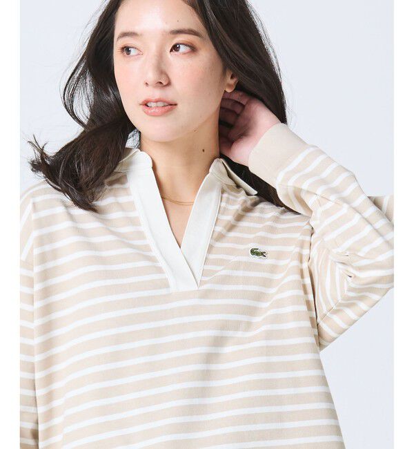 LACOSTE「スキッパーネックラガーシャツ」|ポロシャツ|