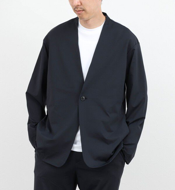 NOLLEY'S goodman「《ビジカジ/セットアップ対応》Vertical 冷感トリコットカーディガン 26SS」|カーディガン|