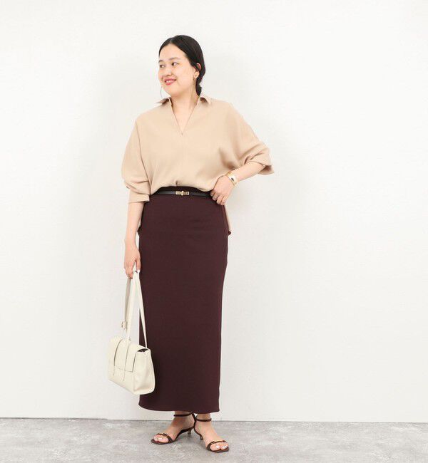 NOLLEY'S sophi「【一部WEB限定カラーアイテム】《セットアップ対応》ウォッシャブルツイルスキッパーシャツ」|シャツ・ブラウス|