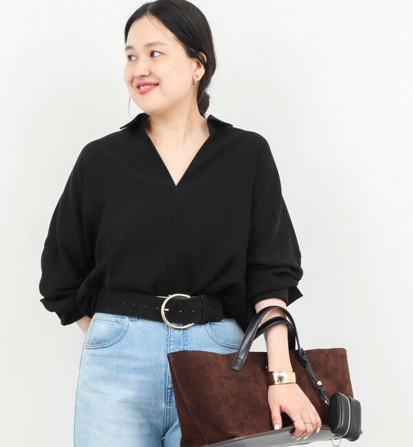 NOLLEY'S sophi「【一部WEB限定カラーアイテム】《セットアップ対応》ウォッシャブルツイルスキッパーシャツ」|シャツ・ブラウス|