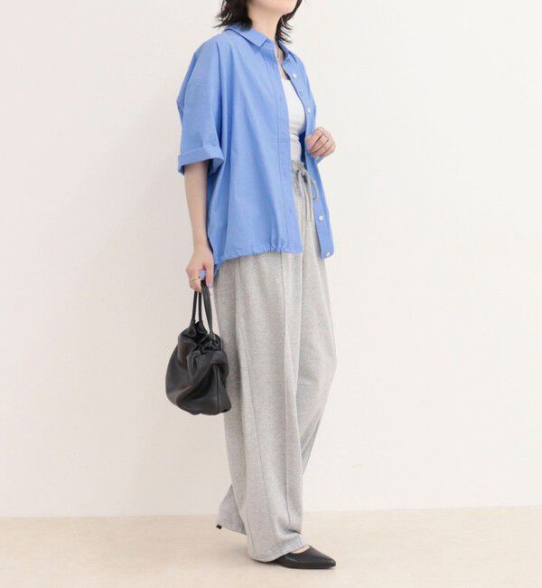 fredy emue「【人気につき半袖Ver.で再登場】汗染み軽減加工COTTON半袖シャツブルゾン」|シャツ・ブラウス|